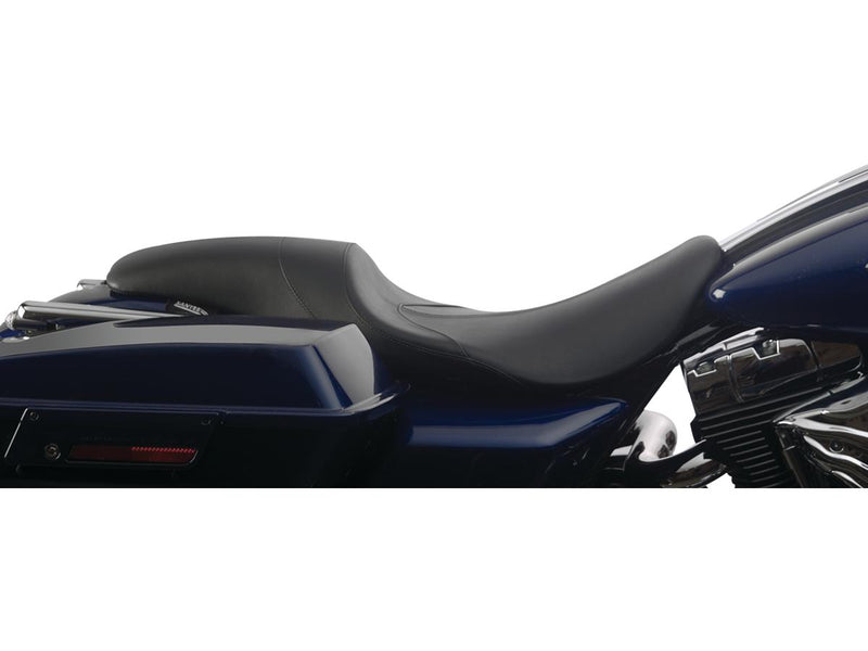 Minotaur Smooth Seat Black Leather Vinyl For 00-05 Softail