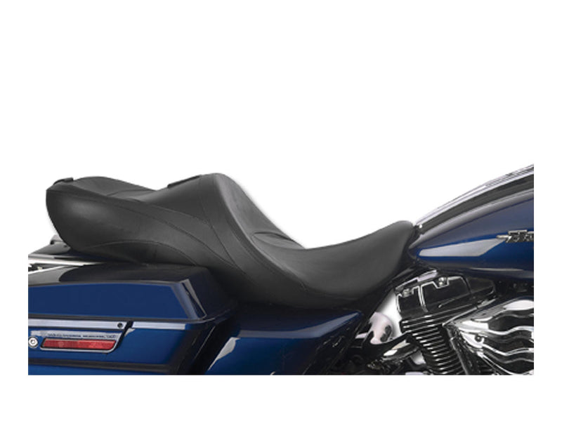 Pegasus Seat Black Leather Vinyl For 00-06 Softail