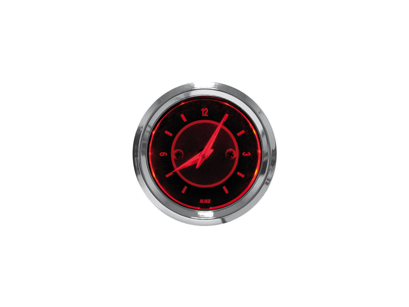 Clock Target Black Red Light Clock