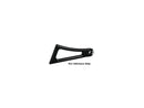 Axle Side Mount License Plate Bracket For 1" Axles Black For 02-17 V-Rod