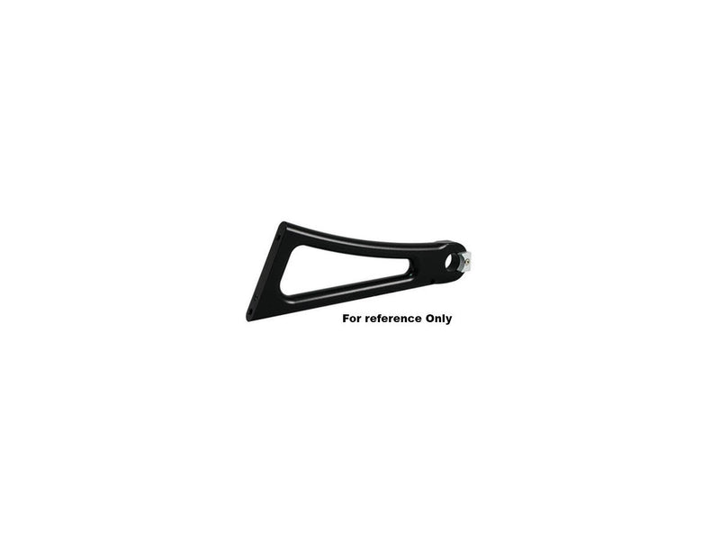 Axle Side Mount License Plate Bracket For 1" Axles Black For 06-07 Sportster