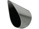 Slant End Cap E3 Straight Billet End Caps Black - 70mm