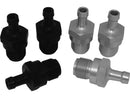 Oil Line Fitting TC/B Aluminium Raw - Set of 3