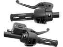 Style Handlebar Control Kit Black Cable Clutch Dual Disc - 11/16"
