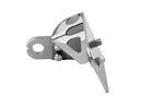 Short Side Mount License Plate Stainless Steel Polished For 08-17 Softail