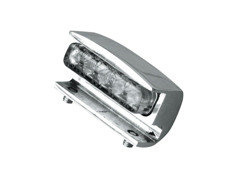 LED License Plate Light Aluminium Polished