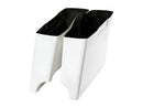 Cycle Visions Extended Rear Left Saddlebag With Exhaust Cutout White