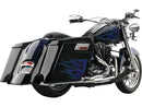 Cycle Visions Extended Rear Right Saddlebag With Exhaust Cutout White