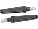 Contour Passenger Foot Pegs With Folding Pivots Black