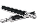 Contour Passenger Foot Pegs With Folding Pivots Chrome