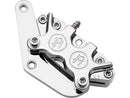 4-Piston Front Single Brake Caliper Chrome
