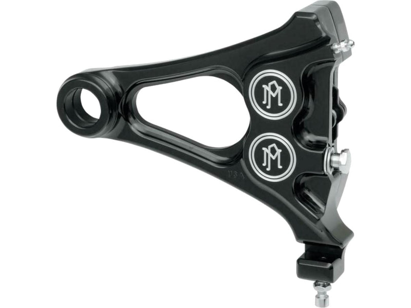 4-Piston Integrated Differential Bore Brake Caliper Without Approval For 08-17 Softail