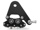 Classic 4-Piston Rear Brake Caliper Contrast Cut - 10 Inch
