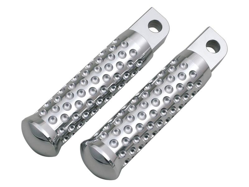 Dimpled Foot Pegs Passenger Pegs Chrome