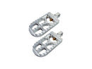 Serrated Adjustable Foot Pegs Version Chrome
