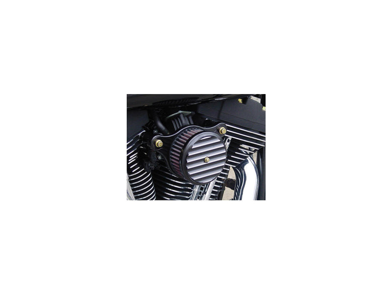 High Performance Air Cleaner Finned Black