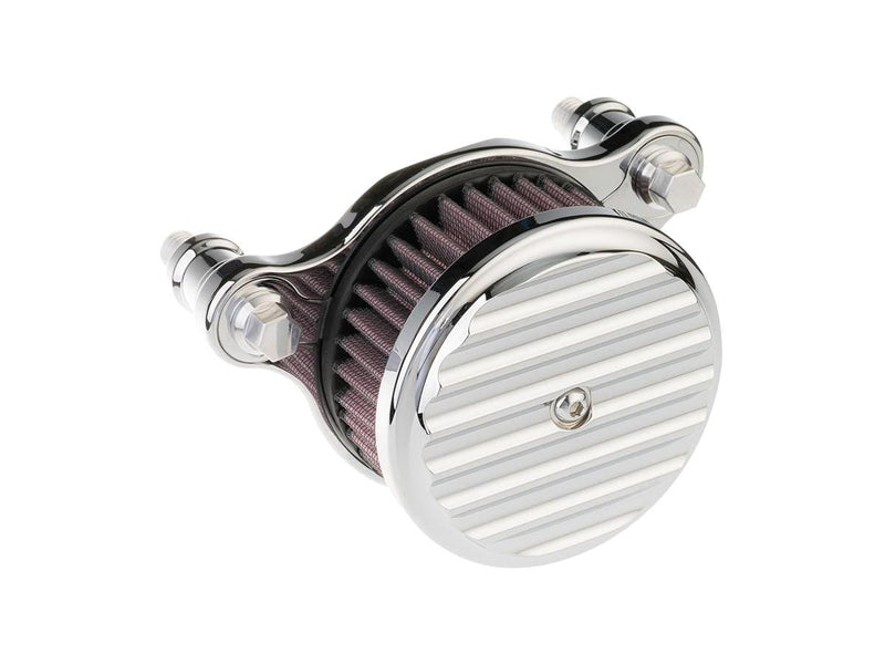 High Performance Air Cleaner Finned Chrome