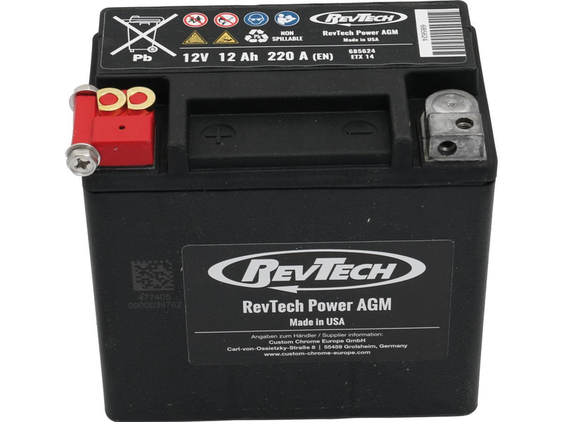 Power AGM Battery ETX14 - 220 A / 12.0 Ah