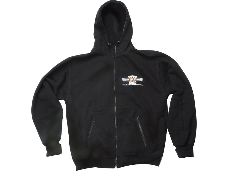 CCE Logo Zip Hoodie Black