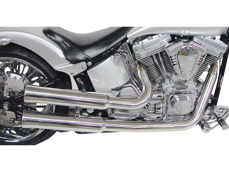 CCE Exclusive 2 In 2 Exhaust System Polished For 86-06 Softail