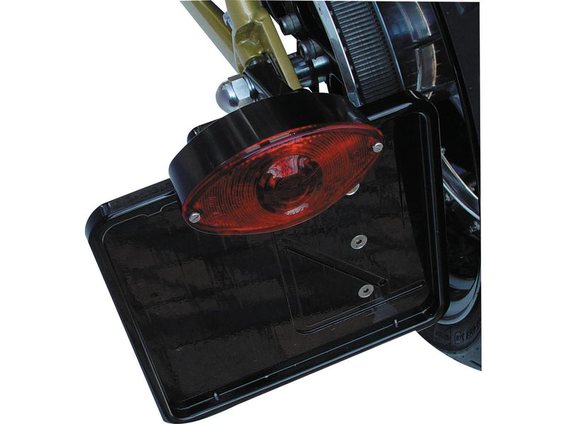 Side Mount License Plate Kit Black - 230 x 200mm
