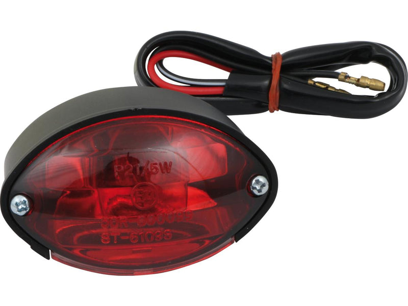 Micro Cateye Rücklicht Without License Plate Bracket Black Dual Filament