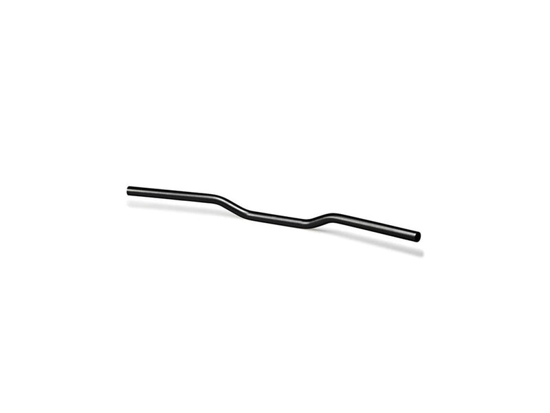 Street Bar Handlebar Non-Dimpled Black Powder Coated Steel Throttle Cables - 1 Inch x 850mm