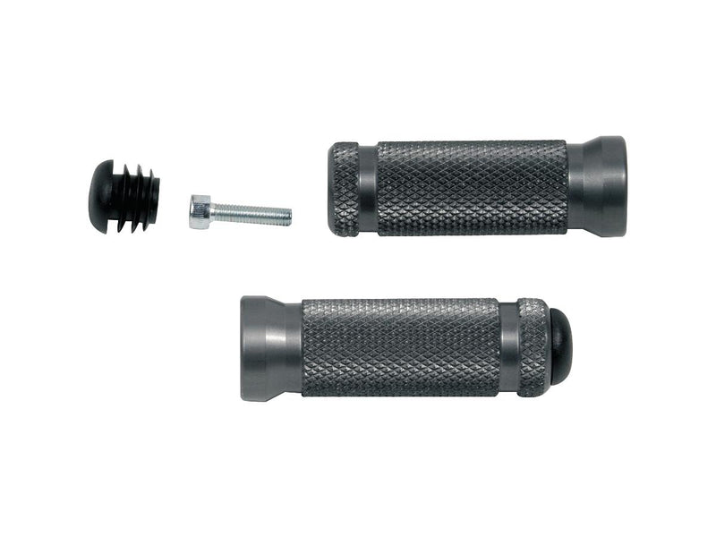 Racing Footpegs Aluminium Titanium Knurled