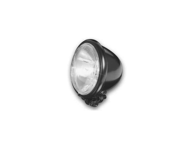 Bates Style 5 3/4 Inch Headlight Black Halogen