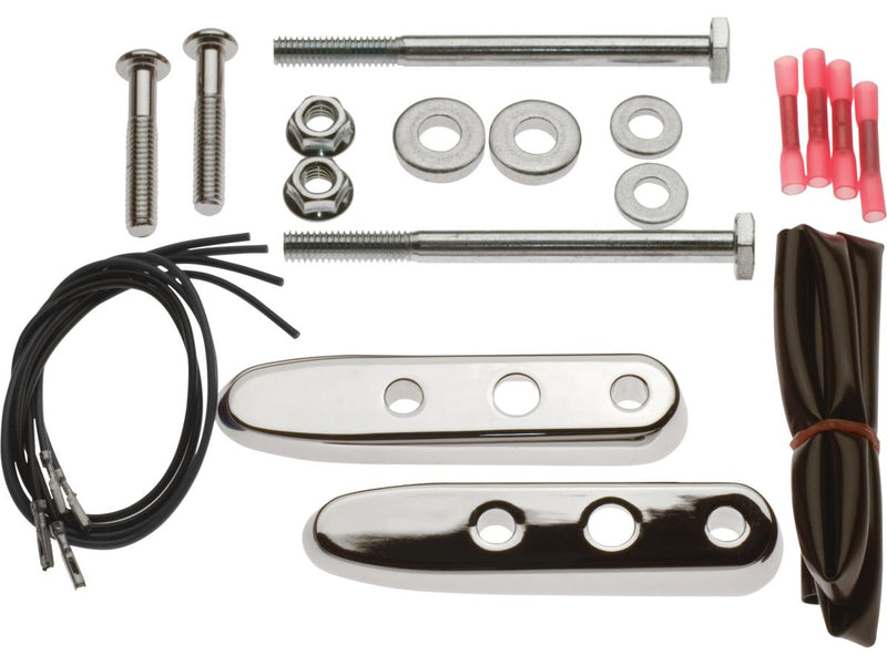 Sportster Rear Turn Signal Relocation Kit Chrome