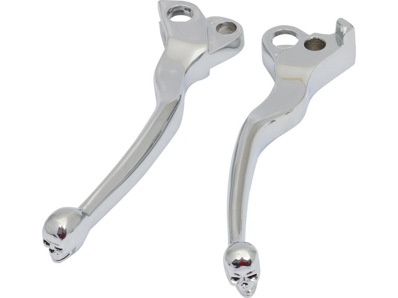 Skull Hand Control Replacement Lever Chrome Cable Clutch