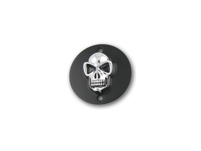 Skull Point Cover 5-Hole Black / Chrome