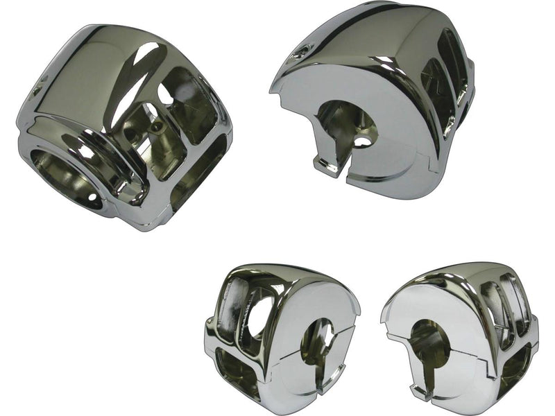 Style Switch Housing Kit Chrome For 12-17 Dyna