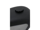 Deluxe Scalloped Gas Cap Set Of Left & Right Caps Vented & Non-Vented Black