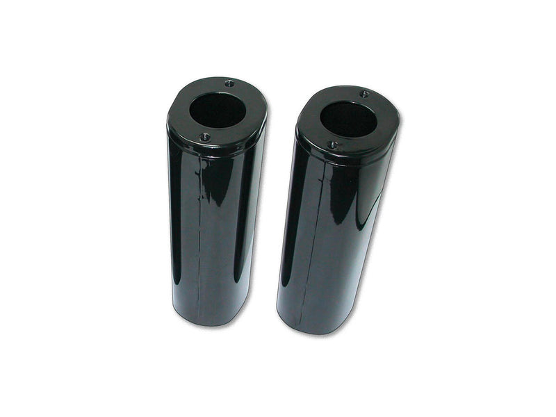 Fork Slider Cover +2 Inch Black Gloss