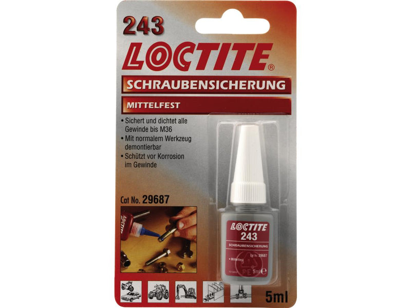 Threadlocker 243 Low Strenghts - 5Ml