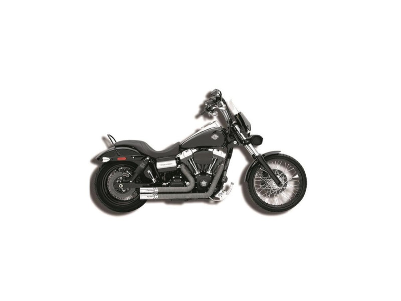 Twin Rear Shocks Black For 06-17 Dyna