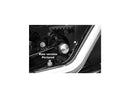 Swingarm Axle Cover Black Powder Coated Satin