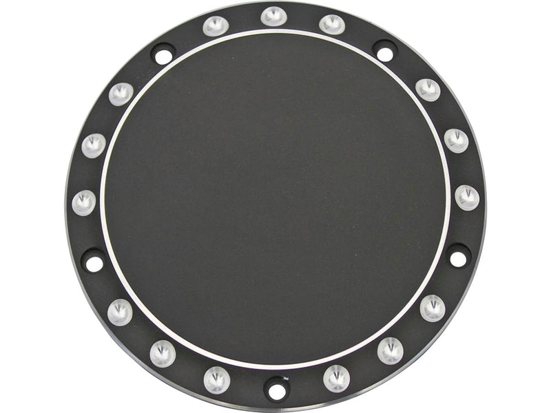 Drilled Clutch Cover 5-Hole Bi-Color Anodized For 84-99 Softail