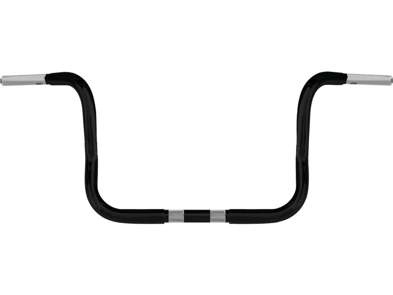 Chubby Bagger Ape Handlebar Black Powder Coated - 10 Inch