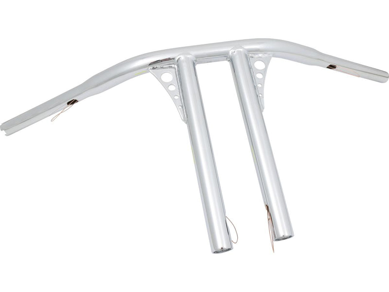 Straight-Up T-Bar Handlebar Chrome - 12 Inch