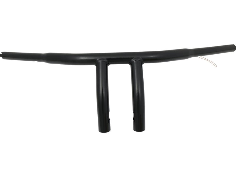 T-Bar Handlebar Black Powder Coated 1-1/4 Throttle By Wire - 8 Inch