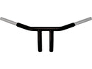 Chubby Pullback Drag Handlebar Black Powder Coated Throttle By Wire - 6 x 1.25 Inch