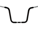 Chubby Classic Ape Hanger Handlebar Black Powder Coated - 12 x 1.25 Inch