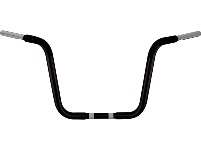 Chubby Classic Ape Hanger Handlebar Black Powder Coated - 12 x 1.25 Inch