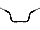 Chubby Classic Ape Hanger Handlebar Black Powder Coated - 8.5 x 1.25 Inch