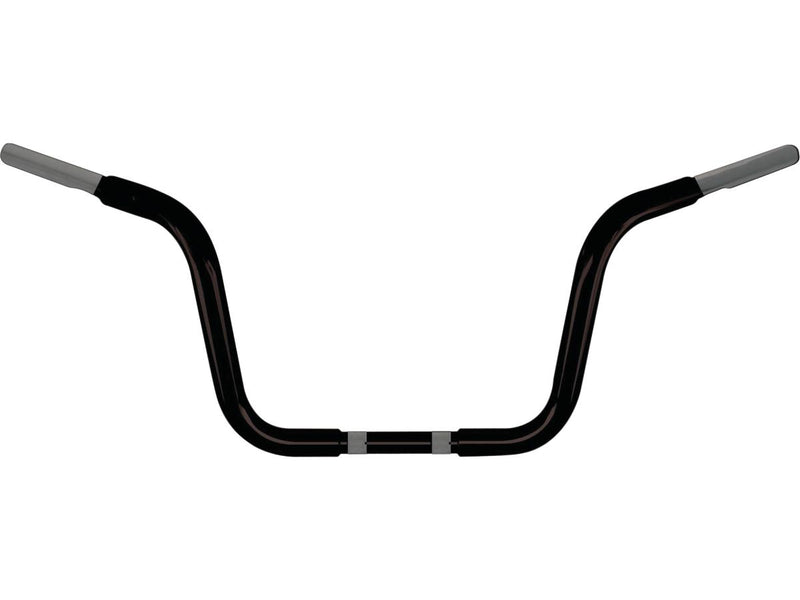 Chubby Classic Ape Hanger Handlebar Black Powder Coated - 10 x 1.25 Inch