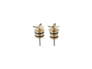 Spinner Oil Tank Plug Brass Polished For 00-17 Softail