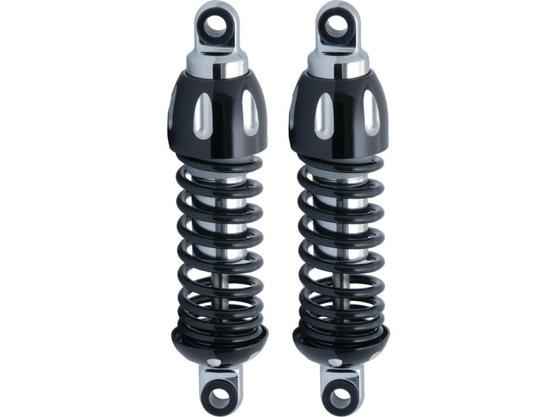 430 Series 11" Twin Shocks Black For 91-17 Dyna