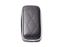 Diamond Metal Flake Pillion Pad Black Metalflake Vinyl